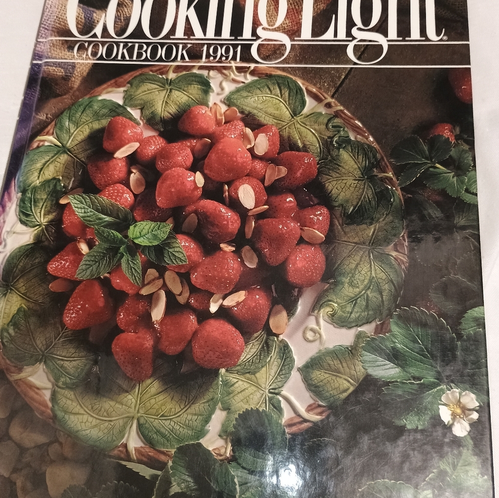 Cooking Light Annual Cookbook 1991 Hardcover Oxmoor House